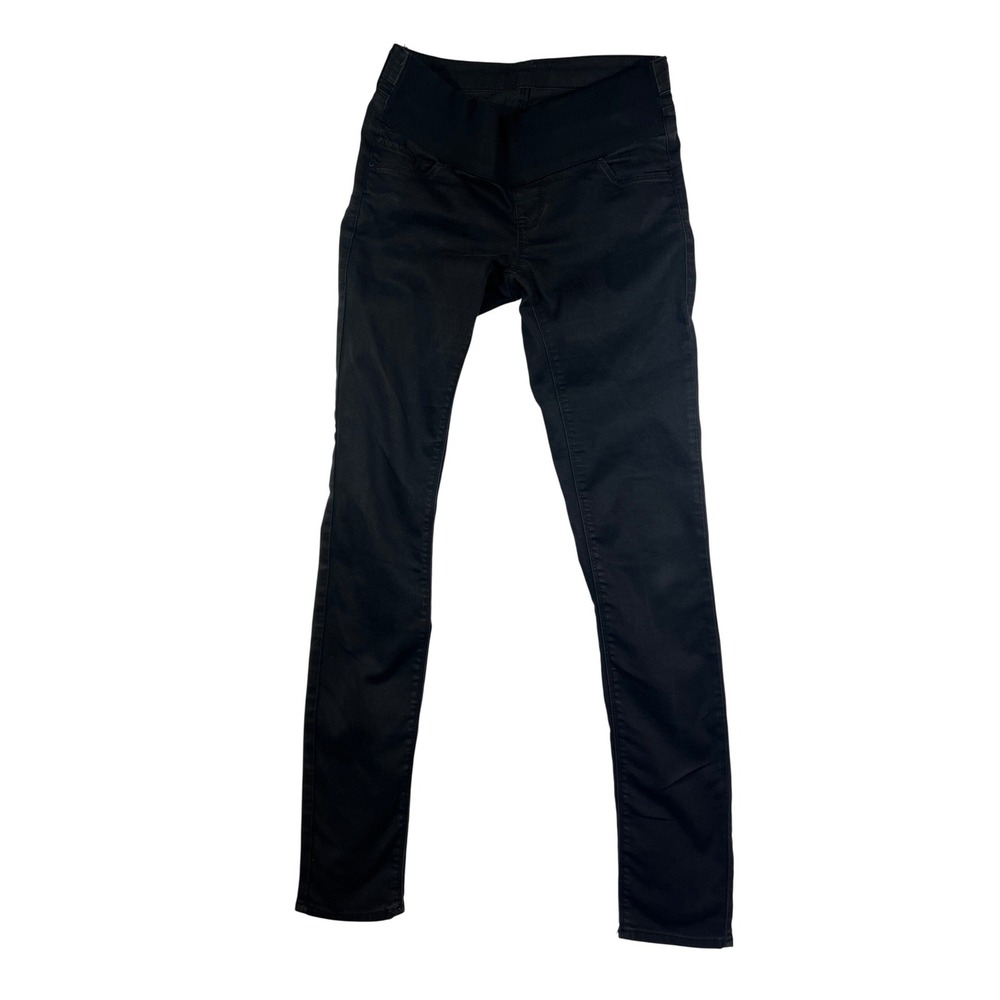 Topshop Moto Maternity Skinny Jeans Black Over The Bump L34 Tall